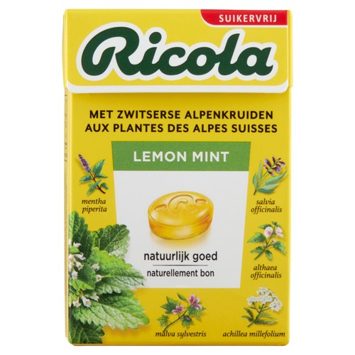 Ricola met Zwitserse Alpenkruiden Lemon Mint 50 g
