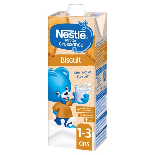 Nestlé Lait de Croissance Biscuit à partir de 1 an 1L