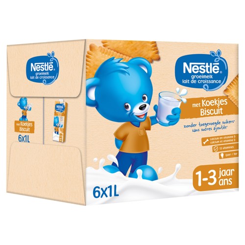 Lait de Croissance Biscuit à partir de 1 an 6x1L