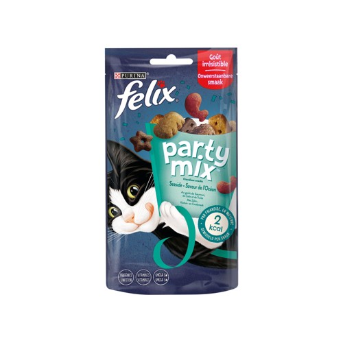 Felix Friandises Chat Party Mix Saveur de l''Océan 60g
