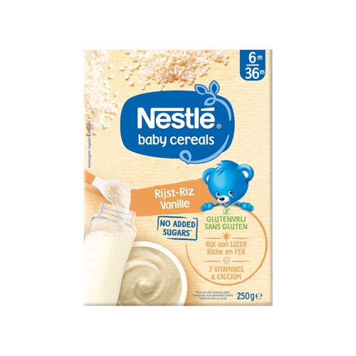 Baby Cereals Riz Vanille dès 6 mois 250g
