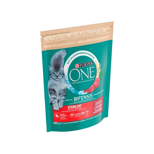 Purina ONE Bifensis Aliment Chat Adulte Stérilisé Croquettes Boeuf 800g