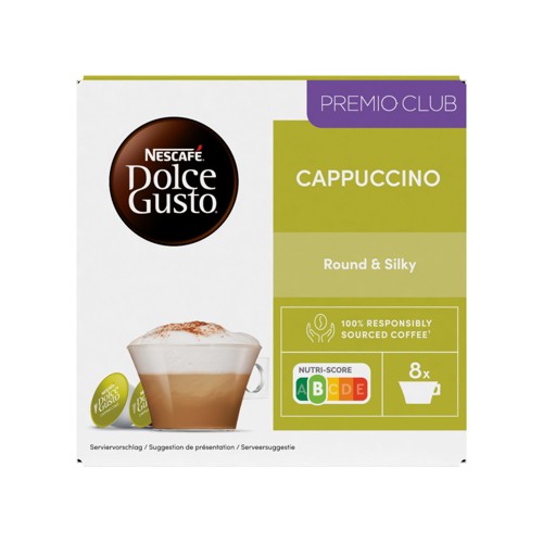 NESCAFÉ Dolce Gusto, Cappuccino, 16 capsules, 186.4 gr