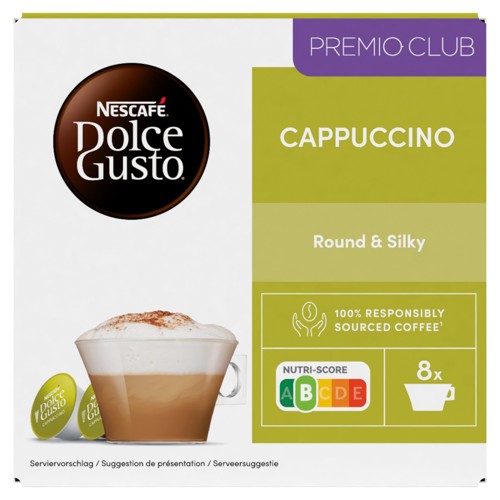 NESCAFÉ Dolce Gusto, Cappuccino, 16 capsules, 186.4 gr