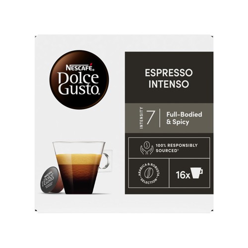 NESCAFÉ Dolce Gusto, Café Espresso Intenso, 16 capsules, 112 gr