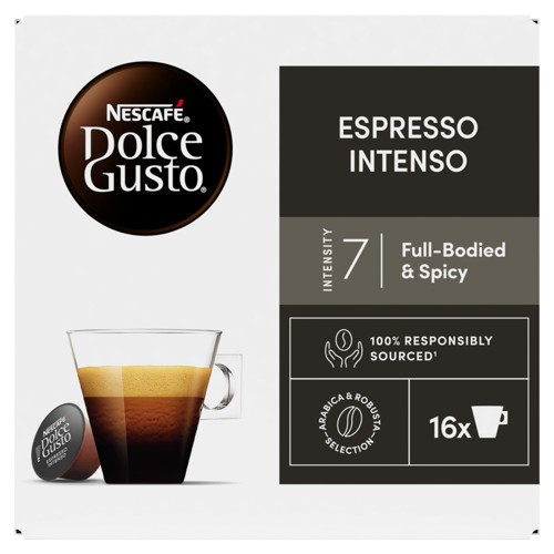 NESCAFÉ Dolce Gusto, Café Espresso Intenso, 16 capsules, 112 gr
