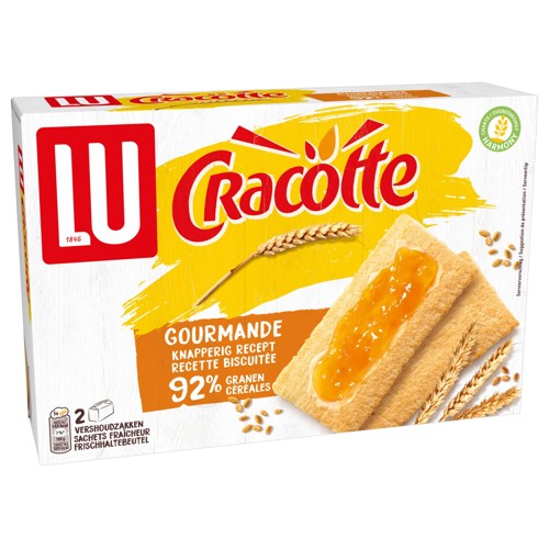 LU Cracotte Biscottes Gourmande Céréales 250g