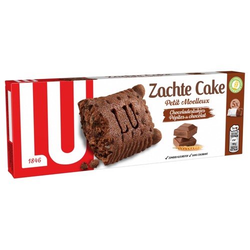 LU Petit LU Moelleux Chocolade 5x28g