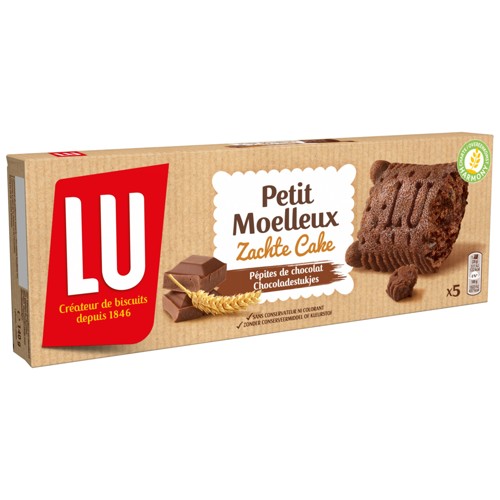 LU Petit LU Moelleux Chocolade 5x28g