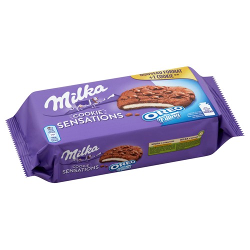 Milka Sensations Biscuits Chocolat Oreo 208g