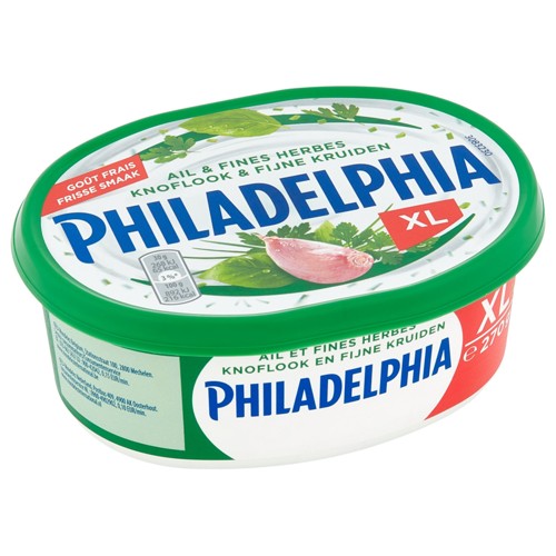 Philadelphia Spécialité au fromage frais Ail & Fines Herbes, barquette 270 g