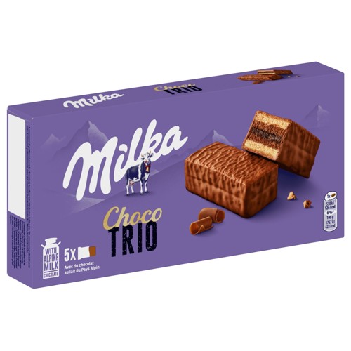 Milka Choco Trio Gâteaux Chocolat 150g