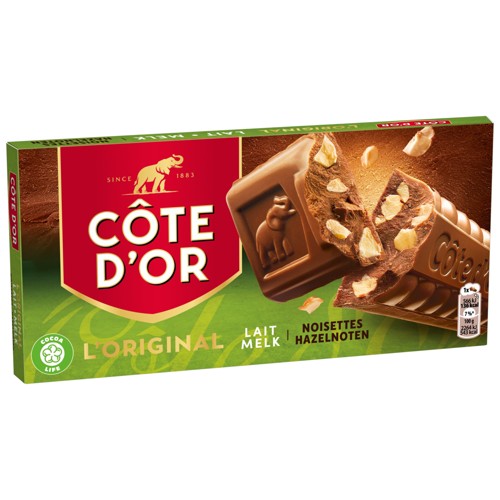 Côte d''Or L''Original Tablette Chocolat au Lait éclats de noisettes 400g