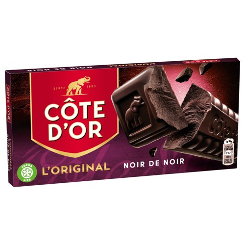 Côte d''Or L''Original Tablette Chocolat Noir De Noir 400g