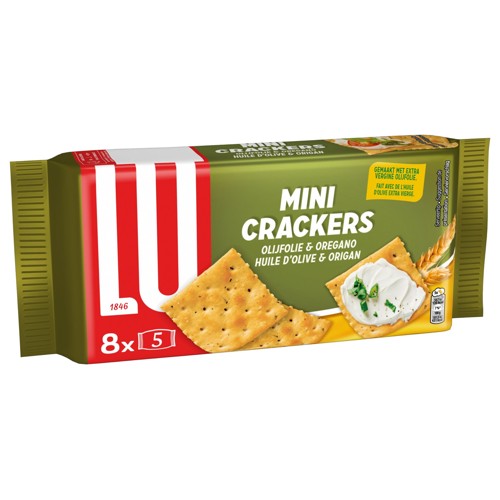 LU Mini Crackers Olijf & Oregano 250g