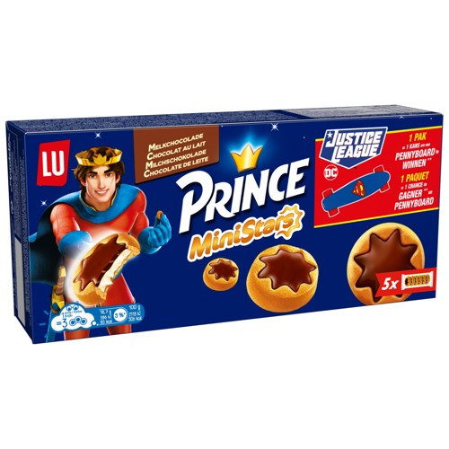 LU Prince MiniStars Cookies Milk Chocolate 5 Bags