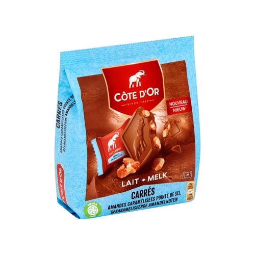 Côte d'Or Carres Melk-Amandelen 9x20g