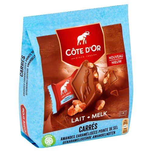 Côte d'Or Carres Melk-Amandelen 9x20g
