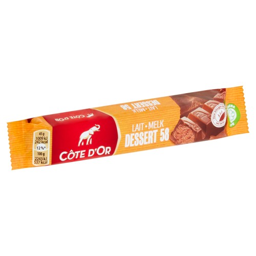 Côte d'Or Chocolade Repen Dessert 58 Melkchocolade 45 g