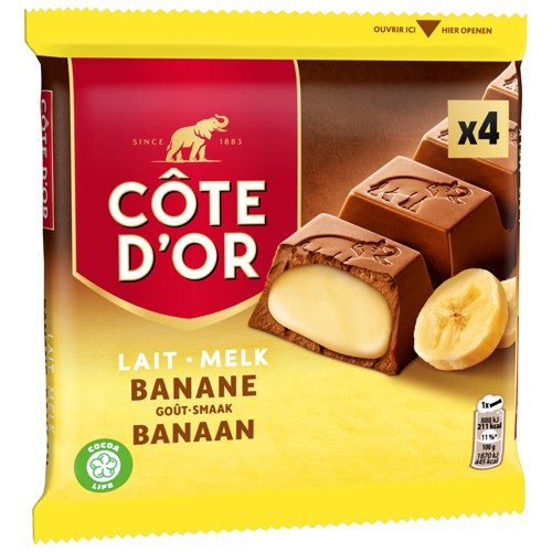 Co Baton Lait Banane 4 Pack