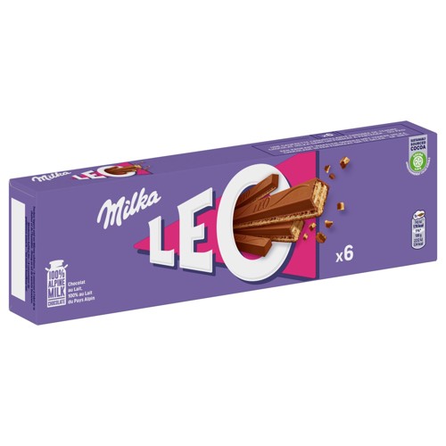 Milka LEO Gaufrettes Au Chocolat Au Lait 6 x 33.3g