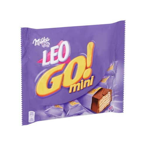 Milka LEO GO Mini Gaufrettes Chocolat 182g