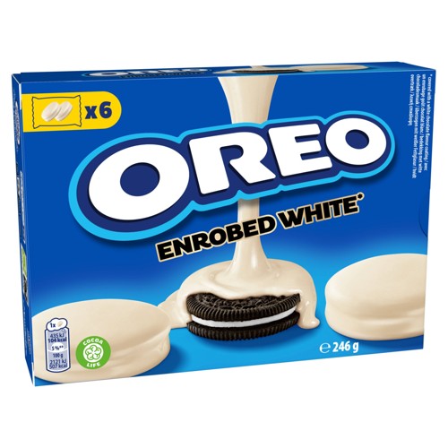 Oreo Koekjes Omhuld Witte Chocolade 6 x 2 Stuks 246 g