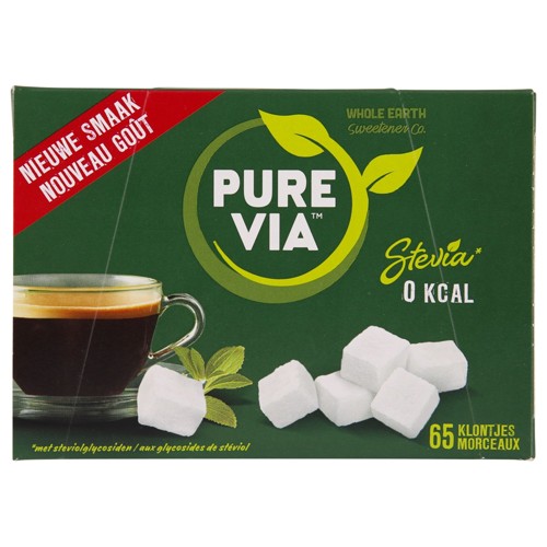 Pure Via Stevia Stukjes 130g