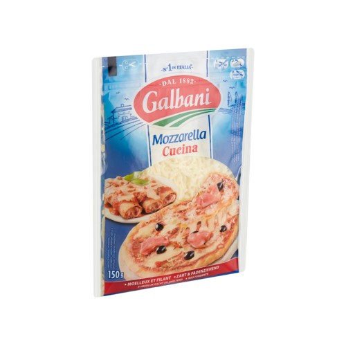 GALBANI GERASPTE MOZZARELLA 150G