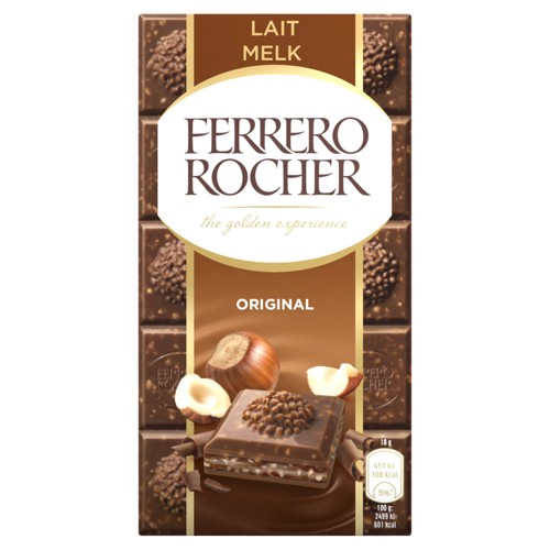 Ferrero Rocher Tablet Hazelnoot Melk 90g