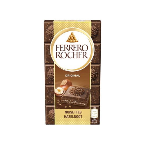Ferrero Rocher Tablet Hazelnoot Melk 90g