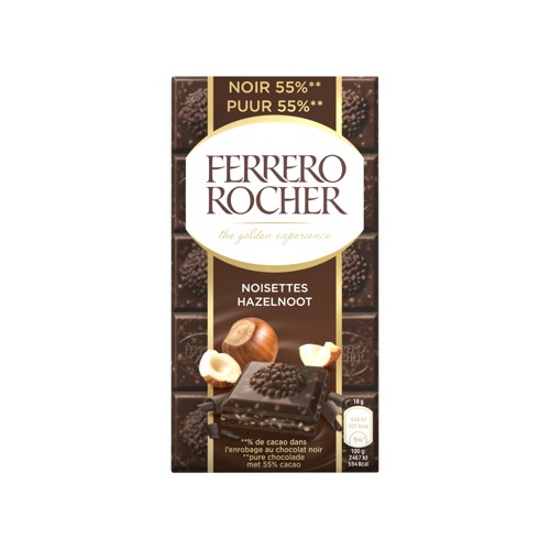 Ferrero Rocher Tablet Hazelnoot Donker 90g
