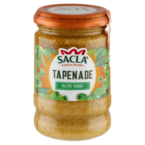 Sacla Tapenade Olive Verdi 190 g