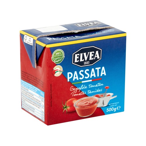Elvea Tomatenpassata Gezeefd 500g