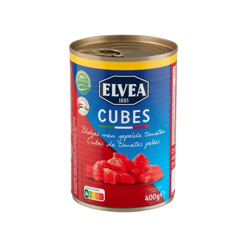 Elvea Tomatenblokjes 400g