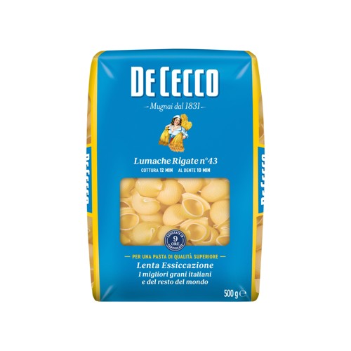 De Cecco Lumache Rigate N°43 500 g