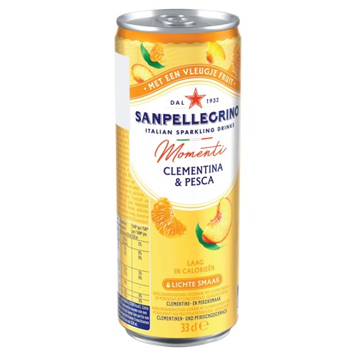 San Pellegrino Clementine Perzik 33cl