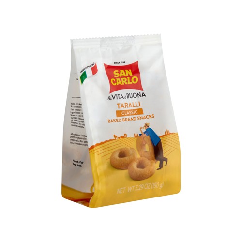 San Carlo Taralli Classic Baked Bread Snacks 150 g