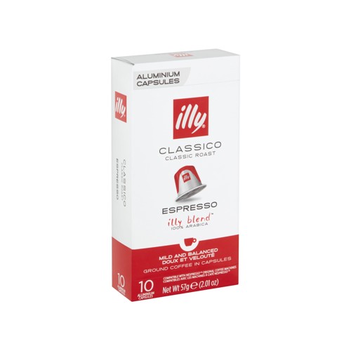 ILLY CAFÉ CAPSULES ESPRESSO CLASSICO 57G 10 CAPSULES