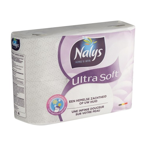 Nalys Ultra Soft Papier Toilette 2-Épaisseurs 6 Rouleaux