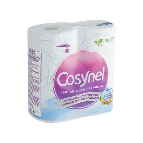 Cosynel The Original Premium Papier Toilette 3-Épaisseurs 4 Rouleaux