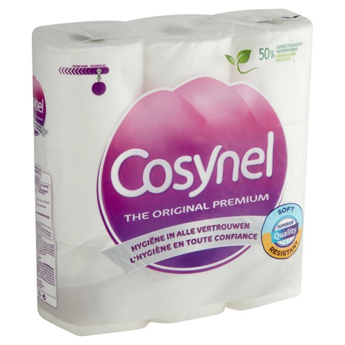 Cosynel The Original Premium Papier Toilette 3-Épaisseurs 9 Rouleaux