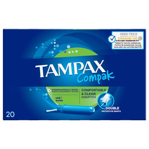 Tampax Tamp. Compak Super 20st