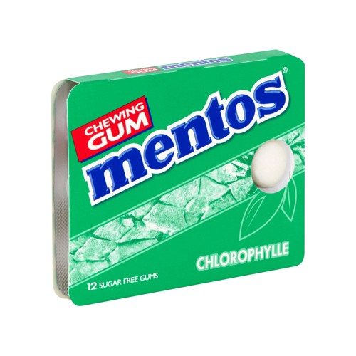 Mentos Gum Chlorofyl Blister 12st