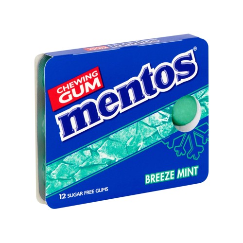 Mentos Gum Breeze Mint Blister
