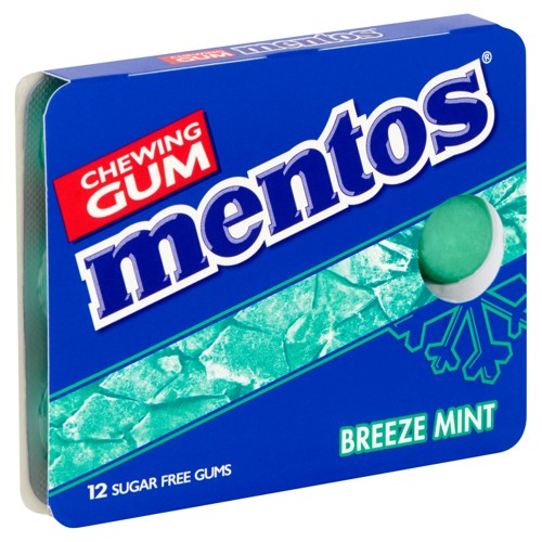 Mentos Gum Breeze Mint Blister
