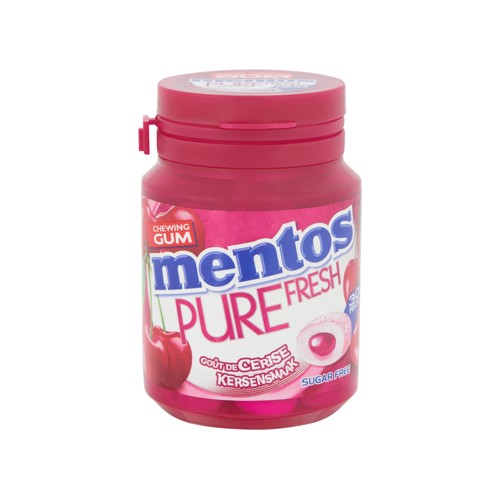 Mentos Gum Bottle Fresh Cherry 30st