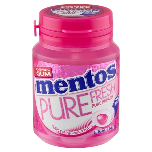 Mentos Gum Pure Fresh Bubble Fresh 30 Pièces