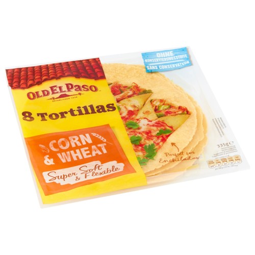 Old El Paso Tortilla wraps maïs 335gr
