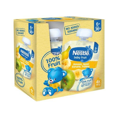 NESTLÉ BABY VOEDING BAN/AARD 4X90G